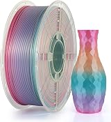 Kingroon PLA Filament 1.75 mm 1kg Silk Rainbow Candy view 8