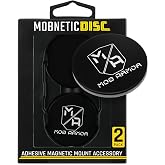 Mob Armor Magnetic Phone Mount Plates, Black (2 Pack) | Strong Adhesive Steel Discs, For MobNetic Maxx &amp; Mob Car Mounts, Compatible w/ Phone Magnet Plates, Vehicle Accessory
