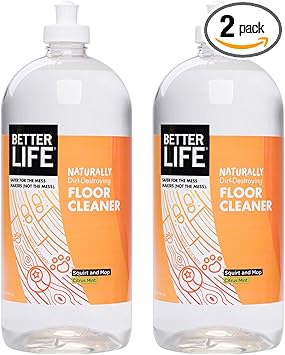 Better Life Naturally Dirt Destroying Floor Cleaner Citrus Mint 32 Fl Oz Pack Of 2