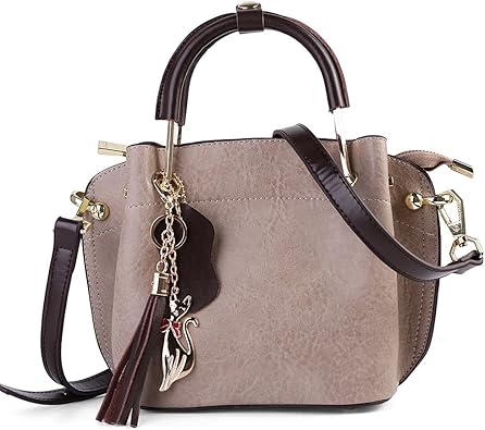 beige satchel purse