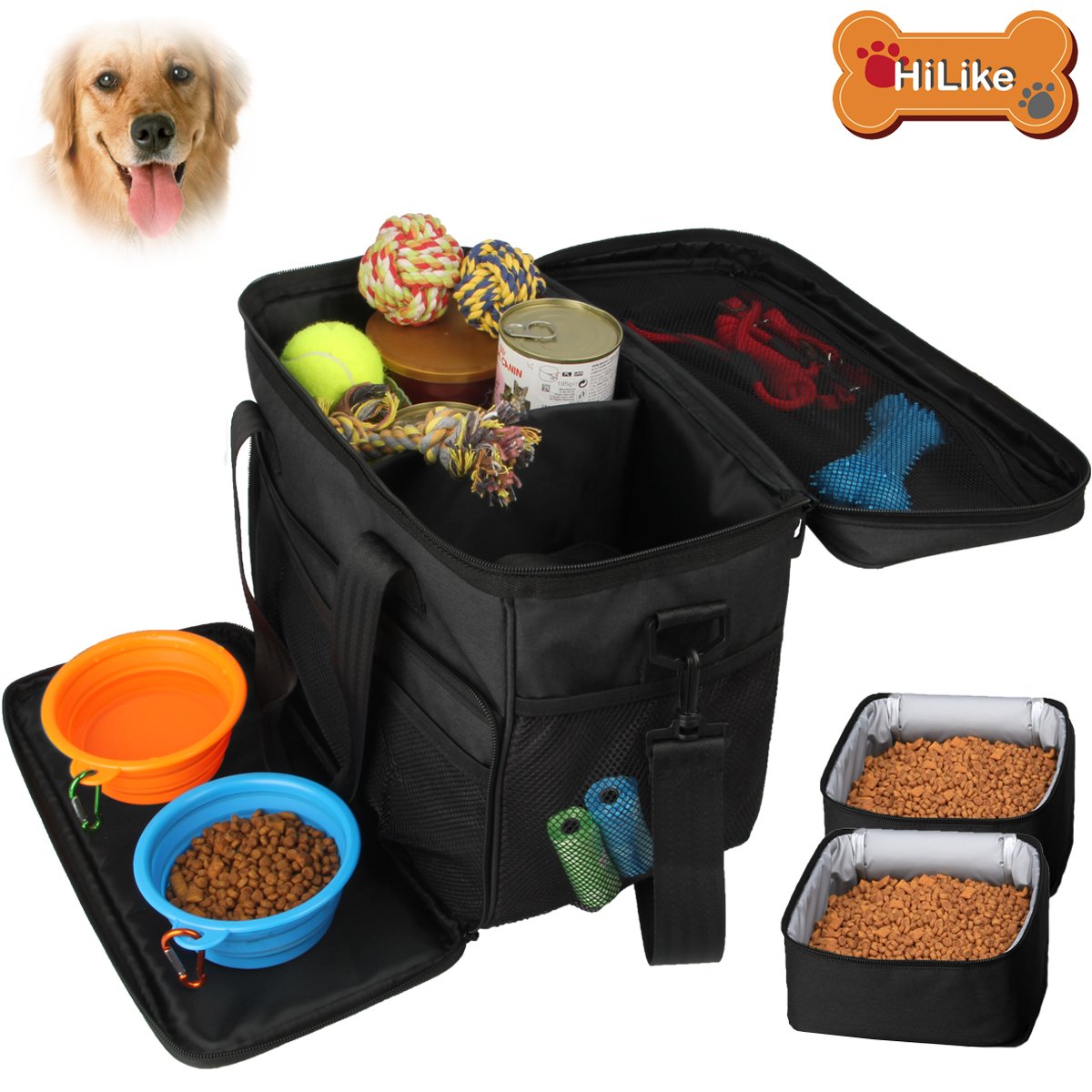 Hilike Pet Travel Bag for DogCat Weekend Tote Organizer Bag for Dogs Travel 606829304192 eBay