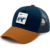 Waldeal Toddler Trucker Hats for Boys and Girls Mesh Snapback Baseball Cap for Kids Ages 2-6