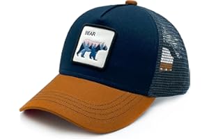 Waldeal Toddler Trucker Hats for Boys and Girls Mesh Snapback Baseball Cap for Kids Ages 2-6