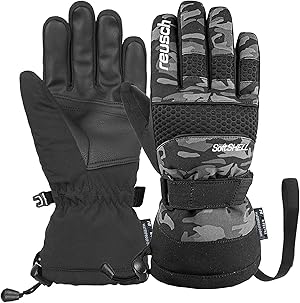 Reusch Connor R-TEX XT Junior warme, wasserdichte, Winddichte und atmungsaktive Fingerhandschuhe Skihandschuhe Winterhandschuhe Kinder Kids Jugendliche Mädchen Jungen