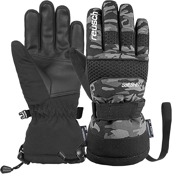 Reusch Connor R-TEX XT Junior warme, wasserdichte, Winddichte und atmungsaktive Fingerhandschuhe Skihandschuhe Winterhandschuhe Kinder Kids Jugendliche Mädchen Jungen