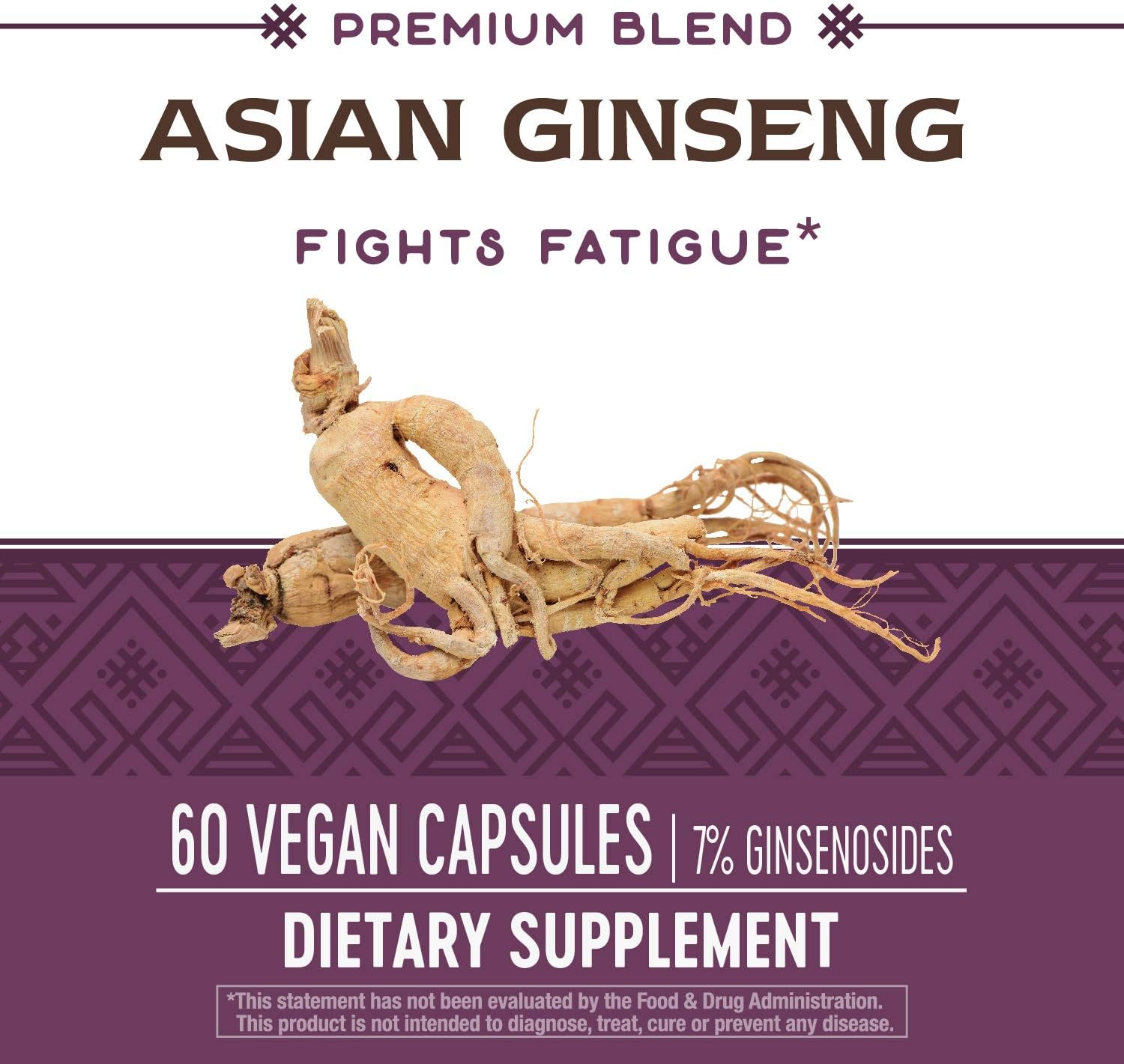 Nature's Way Ginseng, Asian Standardized (Packaging May Vary): Health & Personal Care