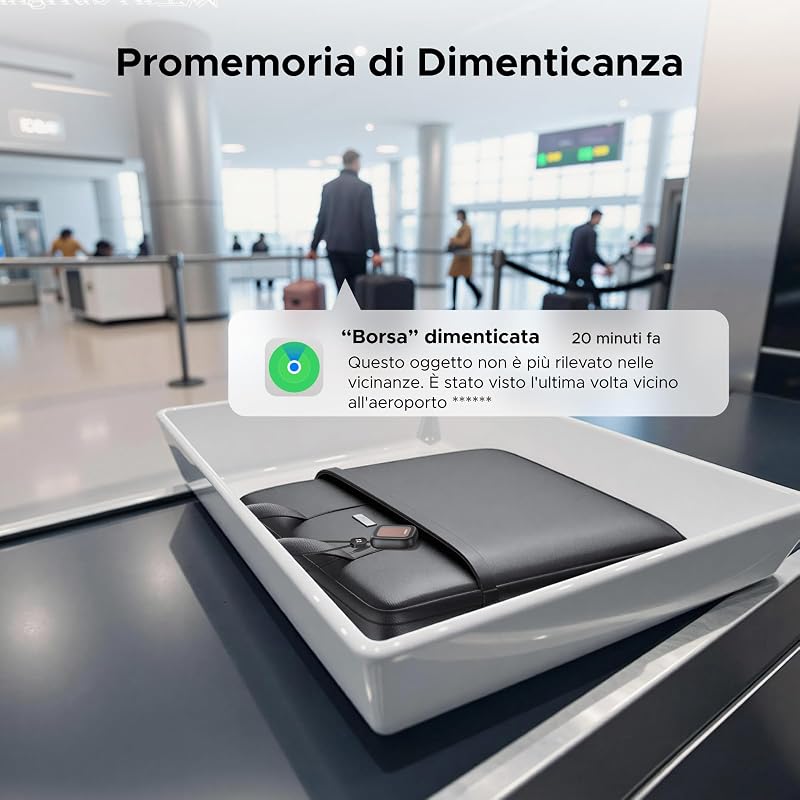 FineTrack Pro Smart Finder Ricarica Solare Supporto iOS — foto 8 di 8