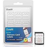 Guetti Labels SD Memory Card Label Stickers, 90 Count