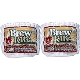 Brew Rite 4 Cup Coffee Basket Disposable Filters - 400 Ct