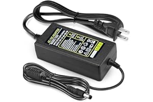 WZHENB Power Adapter 12V 5A 4A 3A 2.5A 2A 1A AC DC Power Supply Cord Cable 5.5x2.1mm for Sceptre EC Series Monitor,ONN,AOC,Dell,Webcam, Router, Projector, CCTV, Speakers & More 12v 5a Monitor Charger