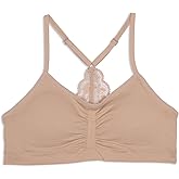 Maidenform Girl Girls' Seamless Ruched Crop W/Lace Back