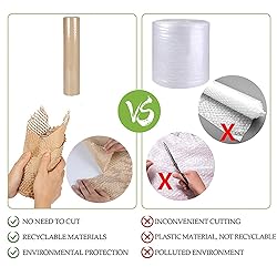 Honeycomb Packing Paper,12" W x 200' L Bubble