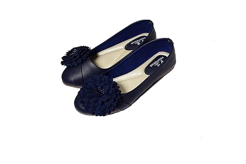 navy blue flats amazon