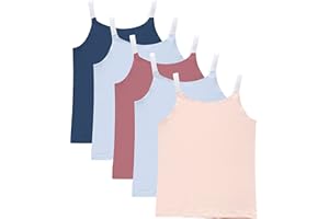 Hanes Girls Originals Tween Underwear Crop Cami Pack, Fashion Assorted, 5-Pack
