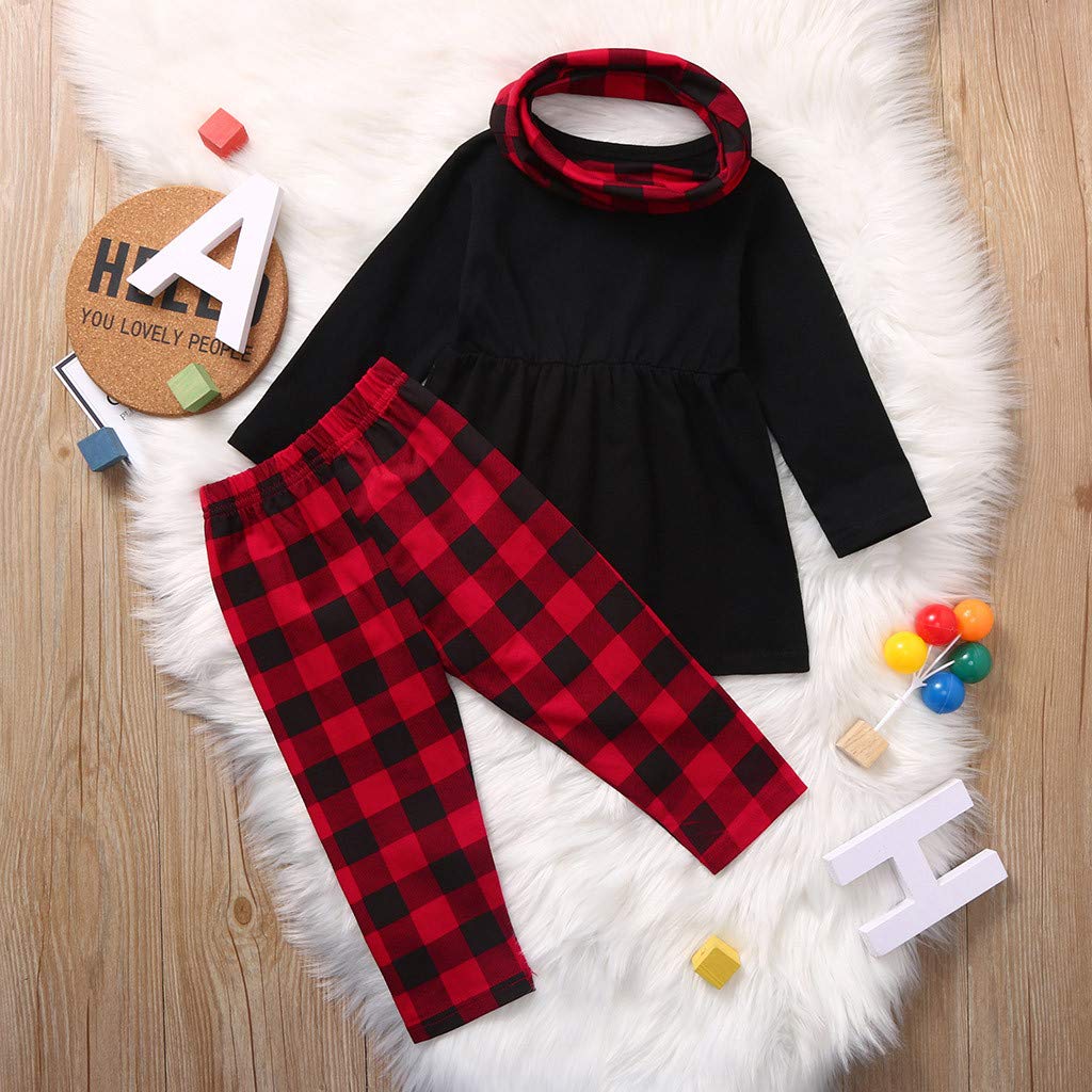 baby girl plaid pants