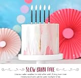 Anniversary House Gold Star Candles Set of 12 with Holders - Printed Toppers view 6