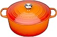 Le Creuset Enameled Cast Iron Signature Round Dutch Oven, 4.5 qt., Flame