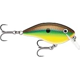 Rapala Ott's Garage Rocco Crankbait, Hard Bait, Bass Fishing Lure, Wide Wobble Action for Shallow Water, 2-1/2", Bream