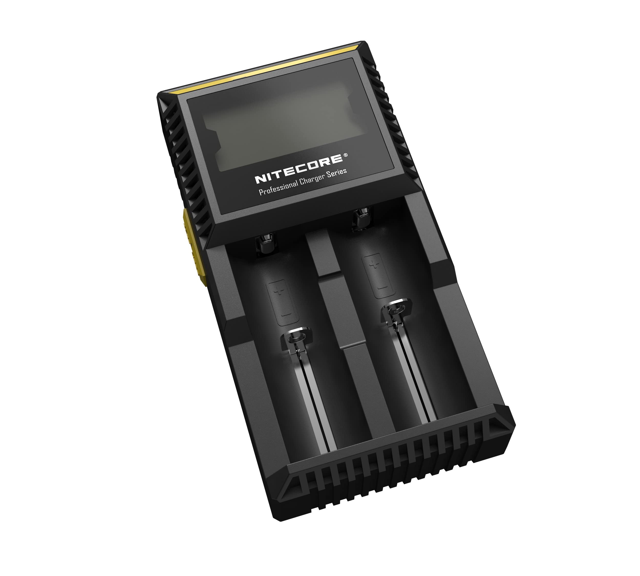 Nitecore D2 DigiCharger for Rechargeable Battery with LCD Display,Black