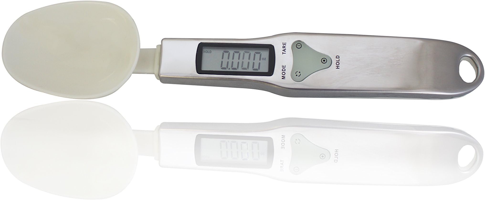 Digital Measuring Spoon - LED Display for Accurate Measurements by Weight in Ounces Grams and Karats - Easy to Read and Easy to Wash - Battery Powered