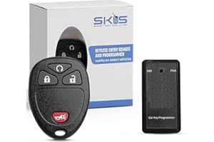 SMART KEY SOLUTION Keyless Entry Remote Kit for Chevy Silverado Avalanche Equinox Express Traverse GMC Yukon Sierra 1500 2500 3500 HD Acadia Savana Buick Enclave(OUC60270 OUC60221)