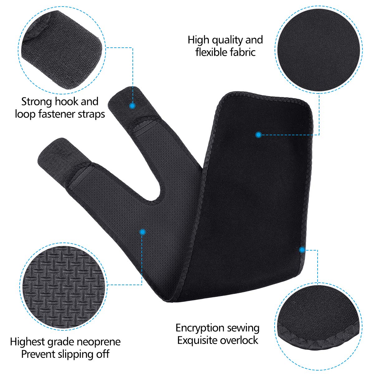 OUTERDO Arm and Thigh Trimmers for Women & Men(4 Piece Kit) Body Exercise Wraps Adjustable to Lose Fat Reduce Cellulite and Improve Sweating, Slimmer Kit-Toned Muscles Natural Fat Burning: Industrial & Scientific
