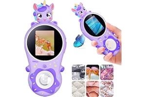 ASHFLY Purple Kids Microscope-Mini Handheld Digital Toy Microscope,Biological Microscopes for Kids Educational Science Toys,Christmas Birthday Gifts for Age 3 4 5 6 7 8 Girls&Boys