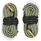 GUGULUZA Gun Snakes, 2 Pcs Rifle Cleaning Rope Gun Cleaner Brush for Various Caliber, Compact Gun Cleaning Supplies for Handg