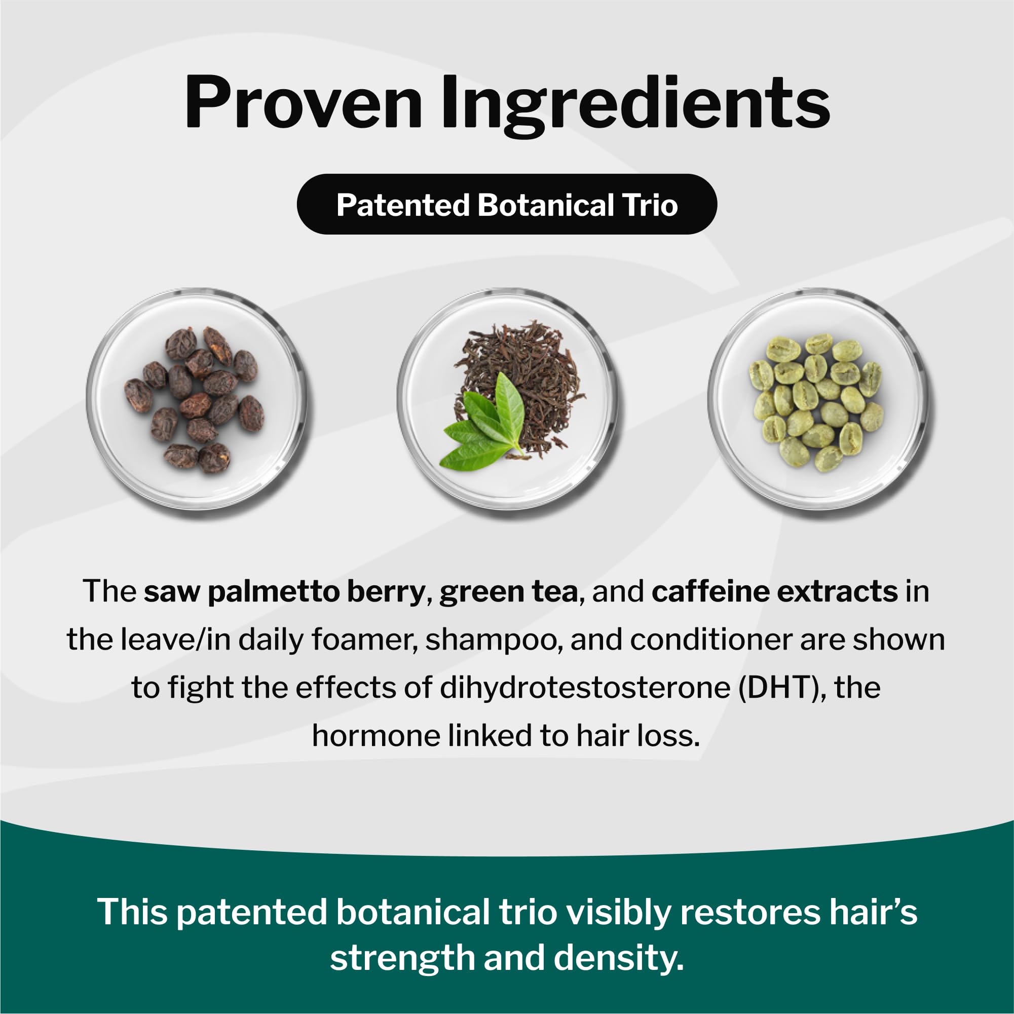 Shapiro MD Hair Growth Experts Natural Hair Kit for Thicker, Fuller, Healthier Looking Hair - Including Shampoo, Conditioner and Leave-In Daily Foam (4 Month)