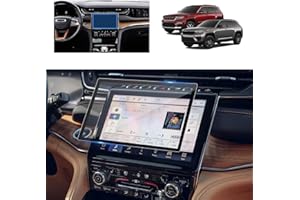 BSTW for 2024 Jeep Grand Cherokee Screen Protector for 2022-2025 Grand Cherokee 4xe 2021-2025 Grand Cherokee L 10.1-Inch Touchscreen Display Tempered Glass Protective Film
