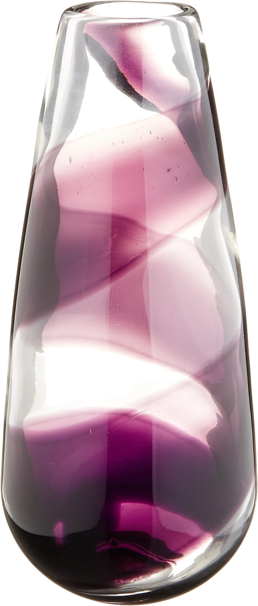 OK Lighting 11.5 Inch RNUM-Inch Decorative Glass Vase