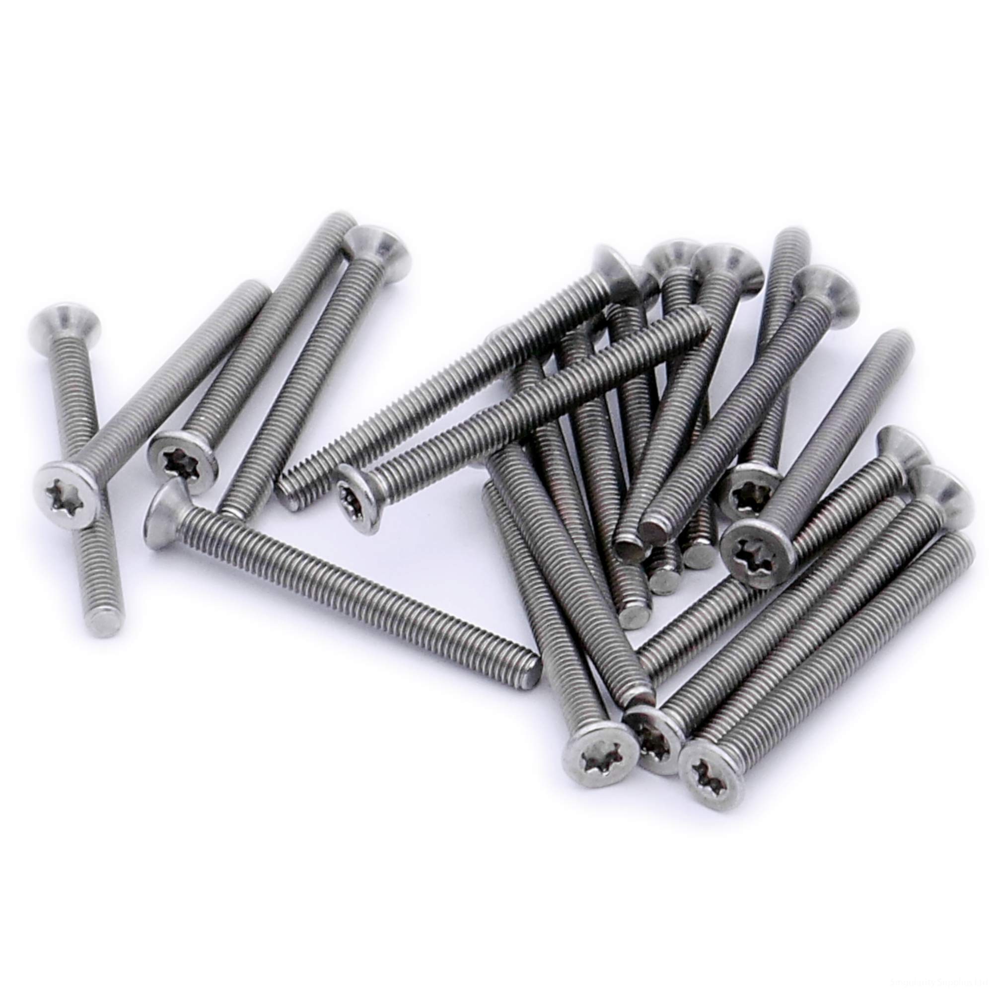 M4 (4mm x 18mm) TX Socket Countersunk Machine Screw (Bolt) - Stainless Steel (A2) (Pack of 20)