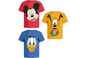 Disney Mickey Mouse T-Shirt (Sets) Donald Duck Goofy Pluto Graphic Fantasia Outfit Tee Baby/Toddlers Birthday to Kids Clothes