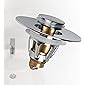 2.0 Upgraded Stainless Steel Bathroom Sink Stopper, Pop Up Sink Drain Filter No Overflow Sink Drain Plug With Basket…