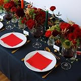 Talking Tables Table Fun 100 x 2ply Red Paper Napkins 33cm Disposable view 4