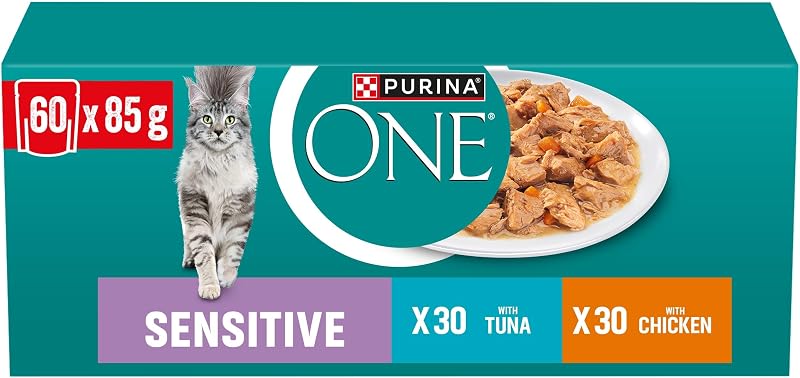 Sensitive Sorten-Mix Thunfisch und Huhn, 60er Pack (60 x85 g)