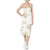 Speechless Womens Sleeveless Midi Satin Dress