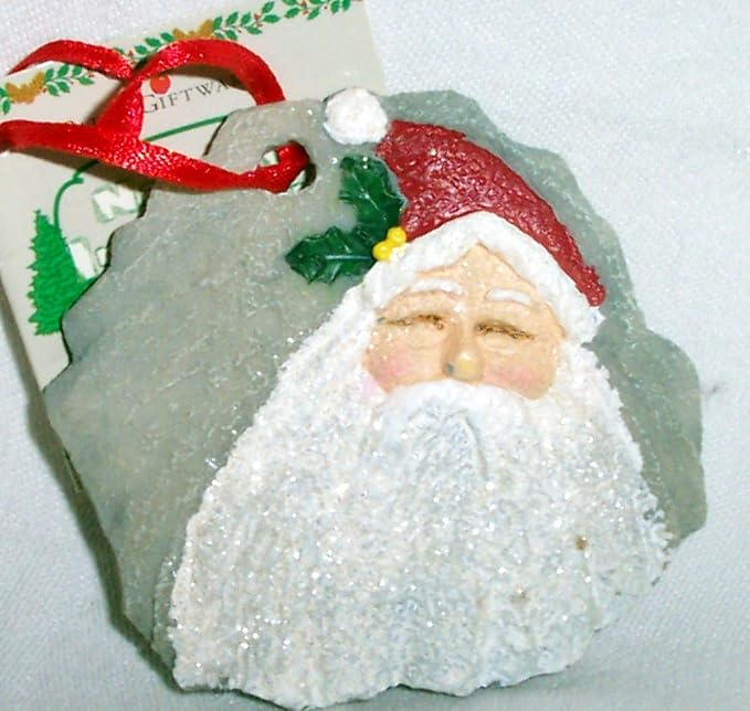 Santa Claus Christmas Ornament: Amazon.co.uk: Kitchen & Home