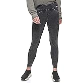 DKNY Womens Stretchy Everyday Mid Rise Logo Leggings