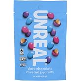 Unreal Dark Chocolate Peanuts Gems, 5 oz