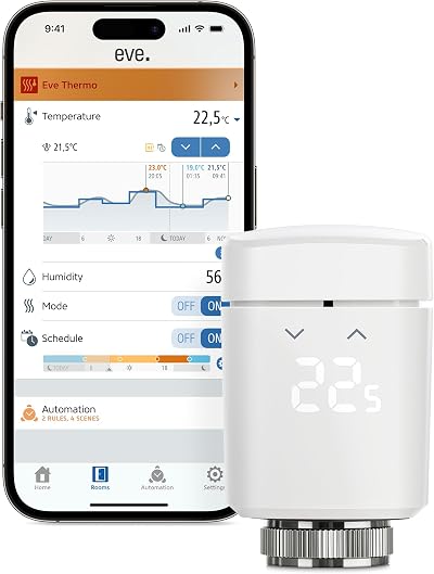 Eve Thermo (Matter) Smart Radiator Valve with LED Display & Thread