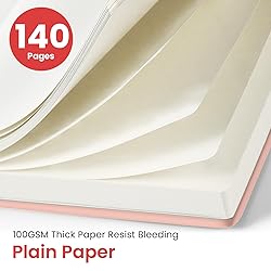 Taja Blank Spiral Journal Notebook for Women