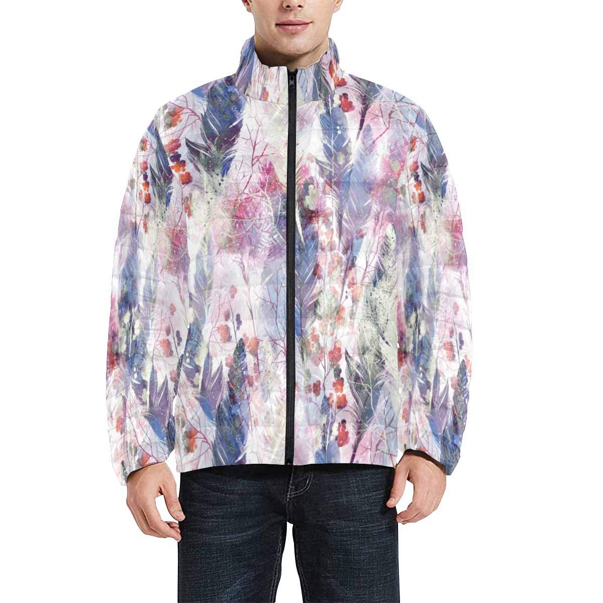 INTERESTPRINT Casual All Over Print Bomber Jacket with Pocket and Zipper Closure Bouquet of Roses Fl