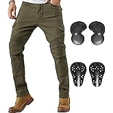 CTBQiTom Motorcycle Pants for Men | Stretch Riding Jeans with CE Level 2 Armor | Urban Commuter & Street Riding Pants