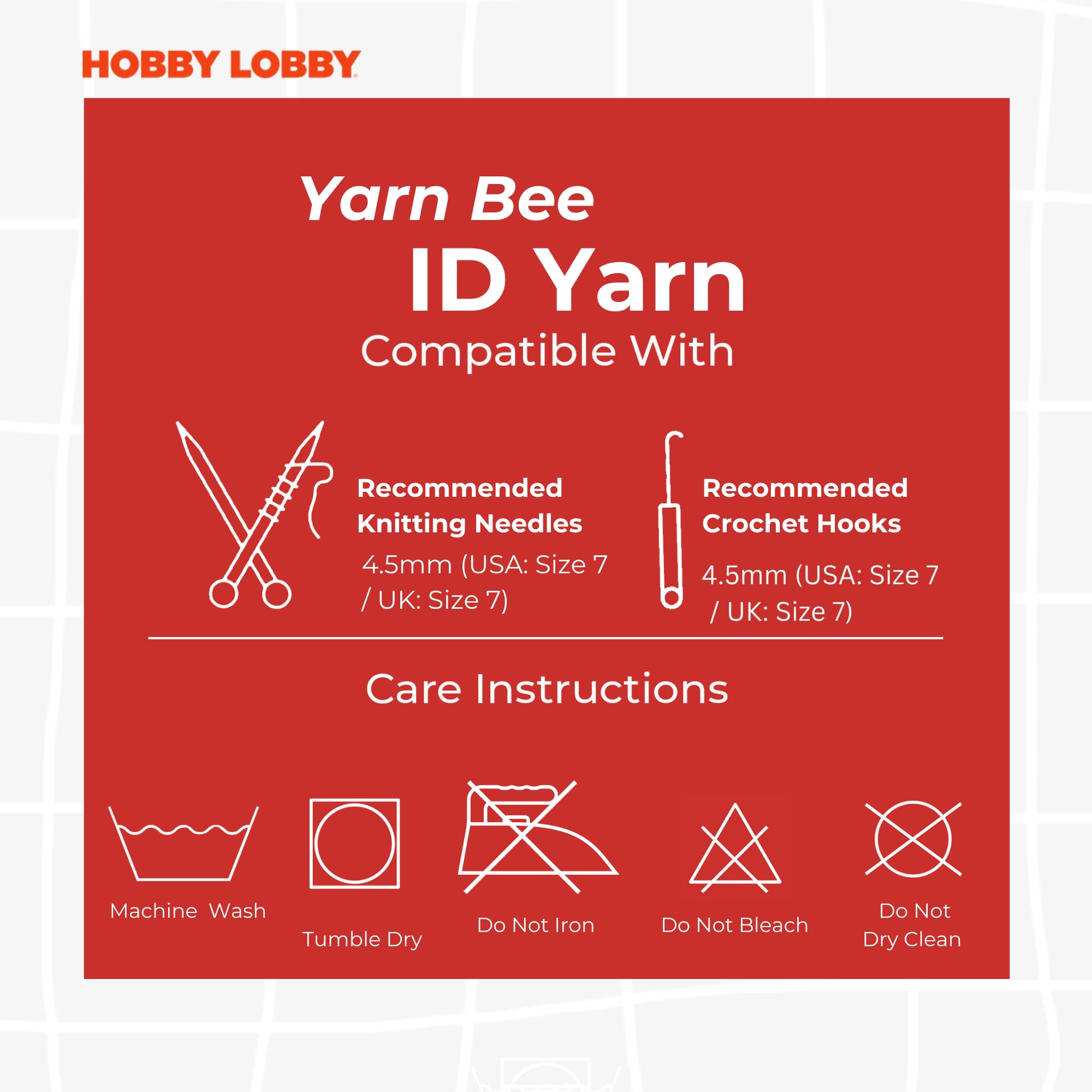 Bee Medium Yarn for Crocheting & Knitting Soft Acrylic Yarn Skein 300 Yards for Blankets, Hats, & More