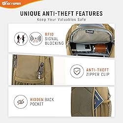 SKYSPER Sling Bag RFID Cross Body Bag Recycled