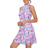 Cucuchy Womens Golf Tennis Dress Sleeveless Athletic Sports Workout Dresses