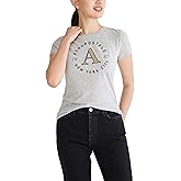 Aeropostale Women's Aero Short Sleeve Graphic Tee- Circle