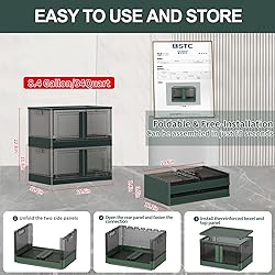 Sineda Storage Bins with Lids - 8.4 Gallon