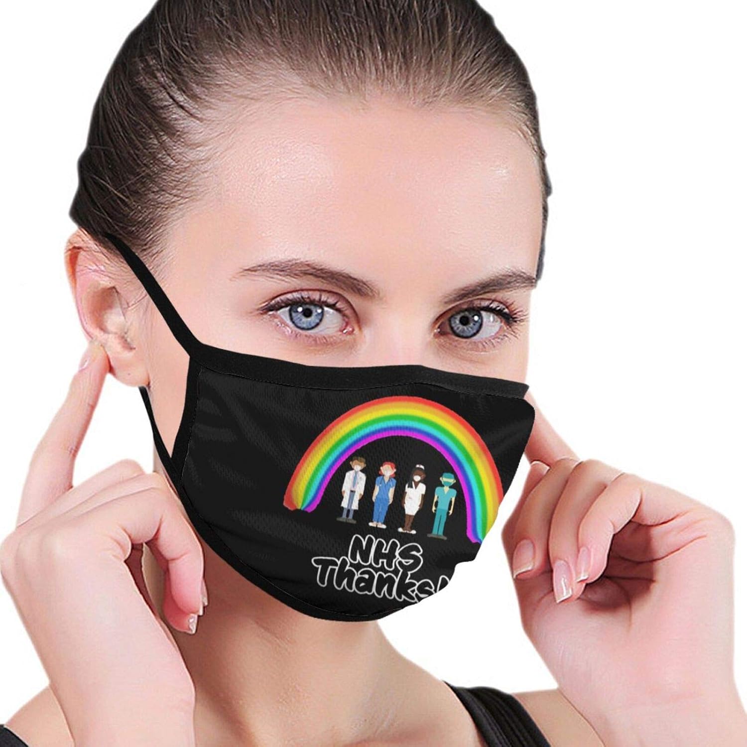 MasksRainbow NHS Doctors and Nurses. Thanks! Reusable Cotton Anti Dust Cover at Amazon Men’s